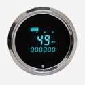 Round Performance Speedometer with Indicators