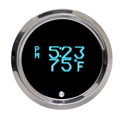 Round Clock/Temp/Date