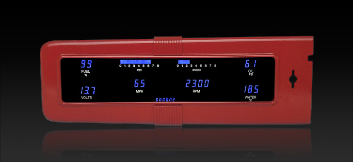 1940 Chevy Original Bezel Digital Instrument System