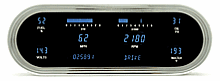 6 Gauge Universal Oval Digital Instrument Panel