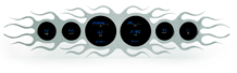 6 Gauge Flamed Street Rod Panel
