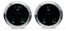 6 Gauge Round Designer Series Digital Instrument Systems