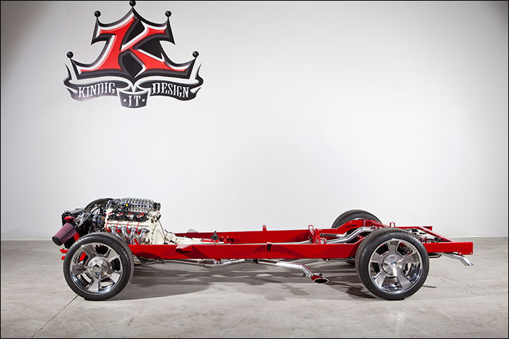 Kindig-It 1950 Chevy: Underside chassis
