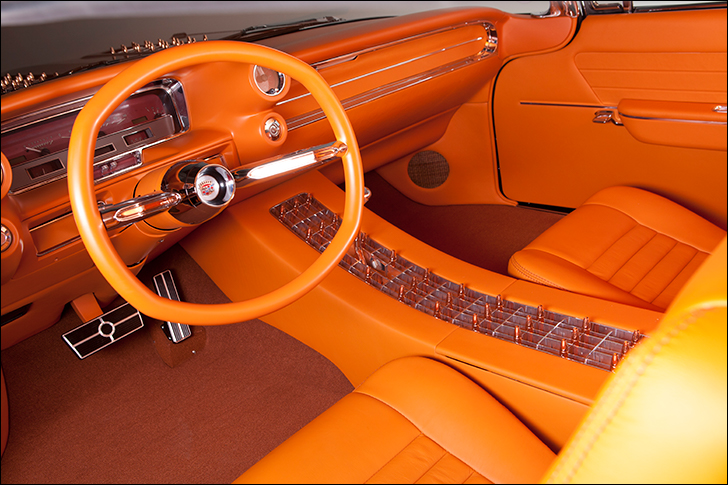 Kindig Copper Caddy: Chrome outside and in