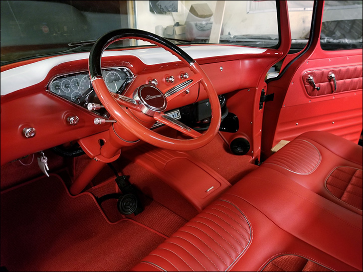 stoner speed shop '58 slameo: dash and firewall